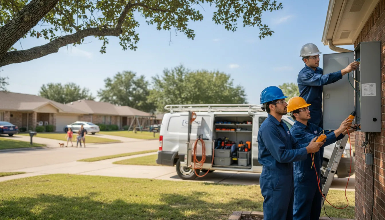 Certified electrician providing emergency electrical services in Orchard, NE